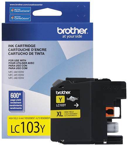 Cartucho BROTHER LC103Y