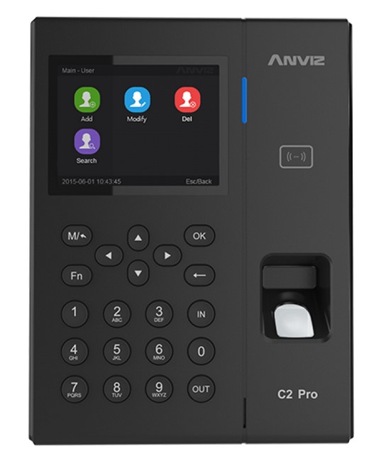 Control de Asistencia Biométrico Anviz AN-C2PRO